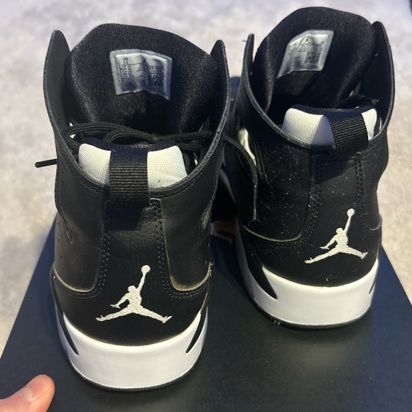 Jordan Black and White Athletic Shoes - Picture 3 of 5